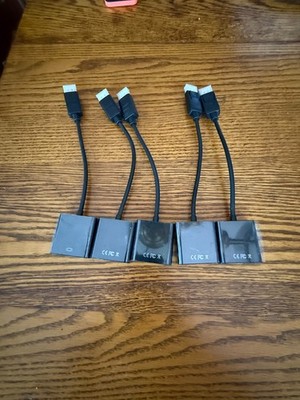 Lot of 5  Display Port (DP) to DVI-D Adapter Cable