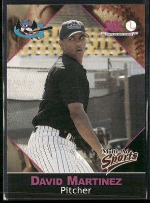 David Martinez 2001 SALLY South Atlantic League Top Prospect Set