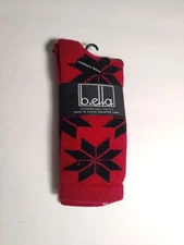 b.ella - Woman's tall socks - red - Cashmere blend - Made in USA **C5**