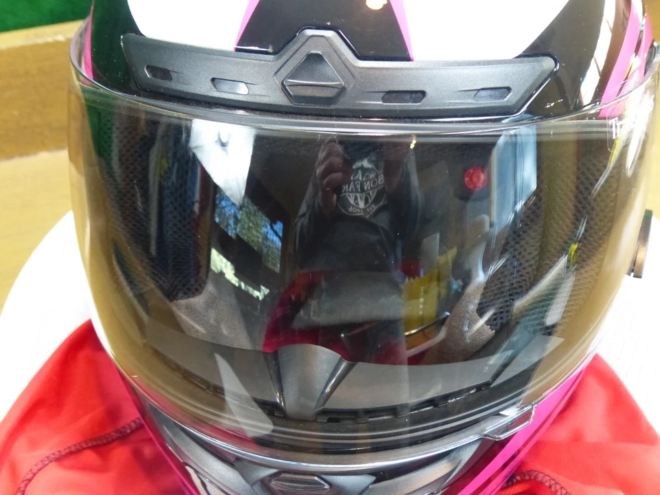 Casco de moto BELL DLX QUALIFIER cara completa rosa pequeño 55-56CM Foto 4 de 4