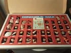 MAX 3 SHELL COLLECTION COMPLETE WITH GUIDE, BOX IS NOT IN GREAT CONDITION