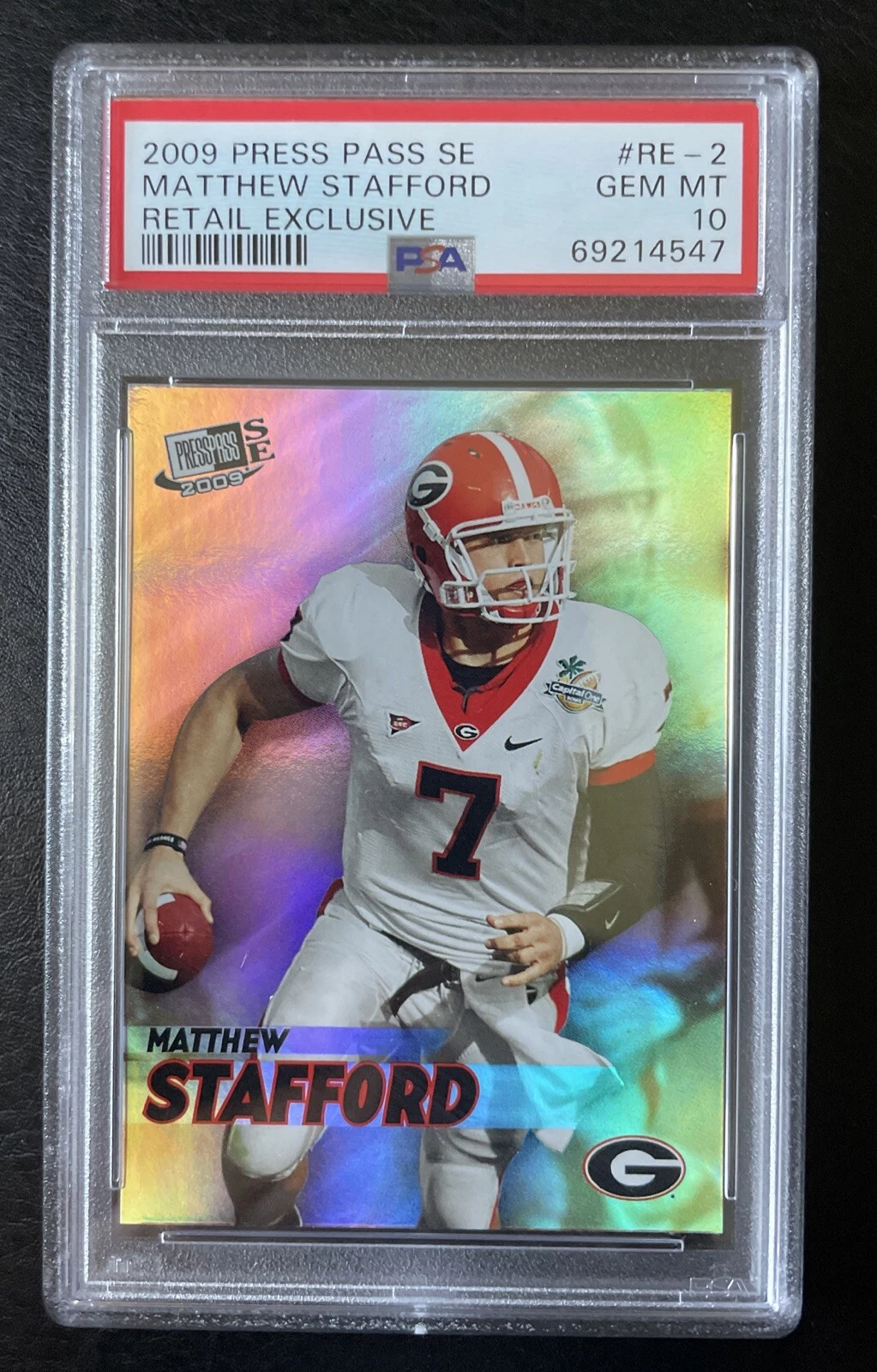 Matthew Stafford Press Pass Se Retail Exclusive #RE2 Base