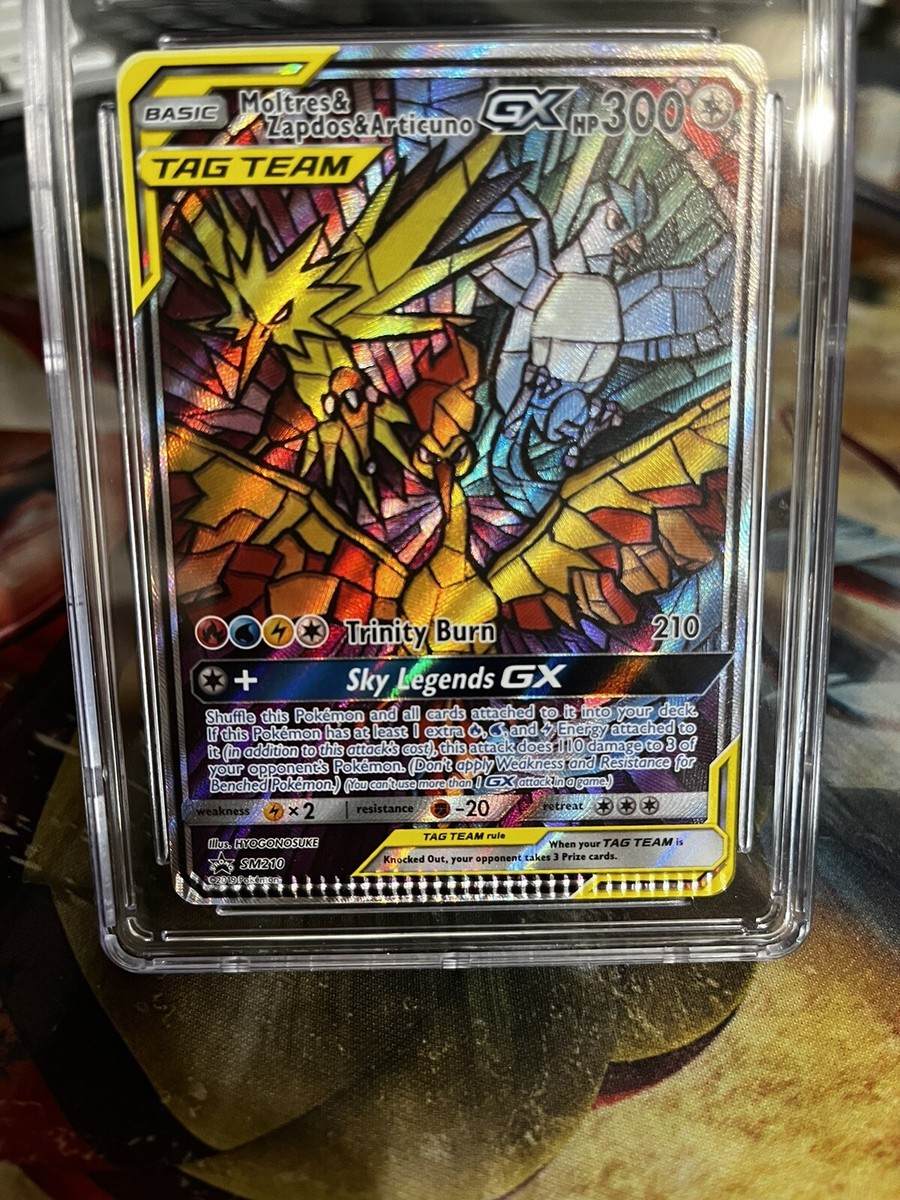 Pokemon CGC 9.5 (CRIMPED ERROR) Moltres & Zapdos & Articuno Pokemon CGC 9.5 (CRIMPED ERROR) Moltres & Zapdos & Articuno