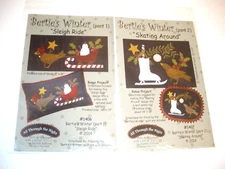 lot All Through The Night  Christmas Quilt Patterns Bird BERTIE'S WINTER 1-2