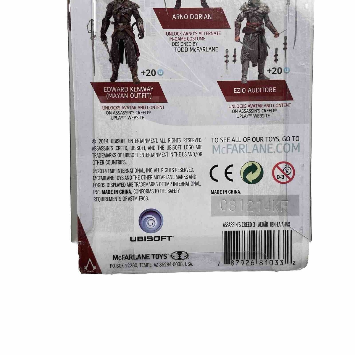 (未使用･未開封品)Mc Farlane - Figurine Assassin&#39;s Creed - Altair Ibn-la&#39;ahad 13cm - 0787926810332 Assassin's Creed Action Figure, Altair Ibn La'ahad - Walmart.com