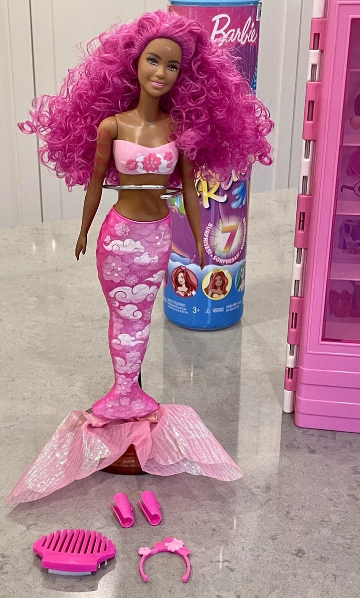 Pink hotsell mermaid doll