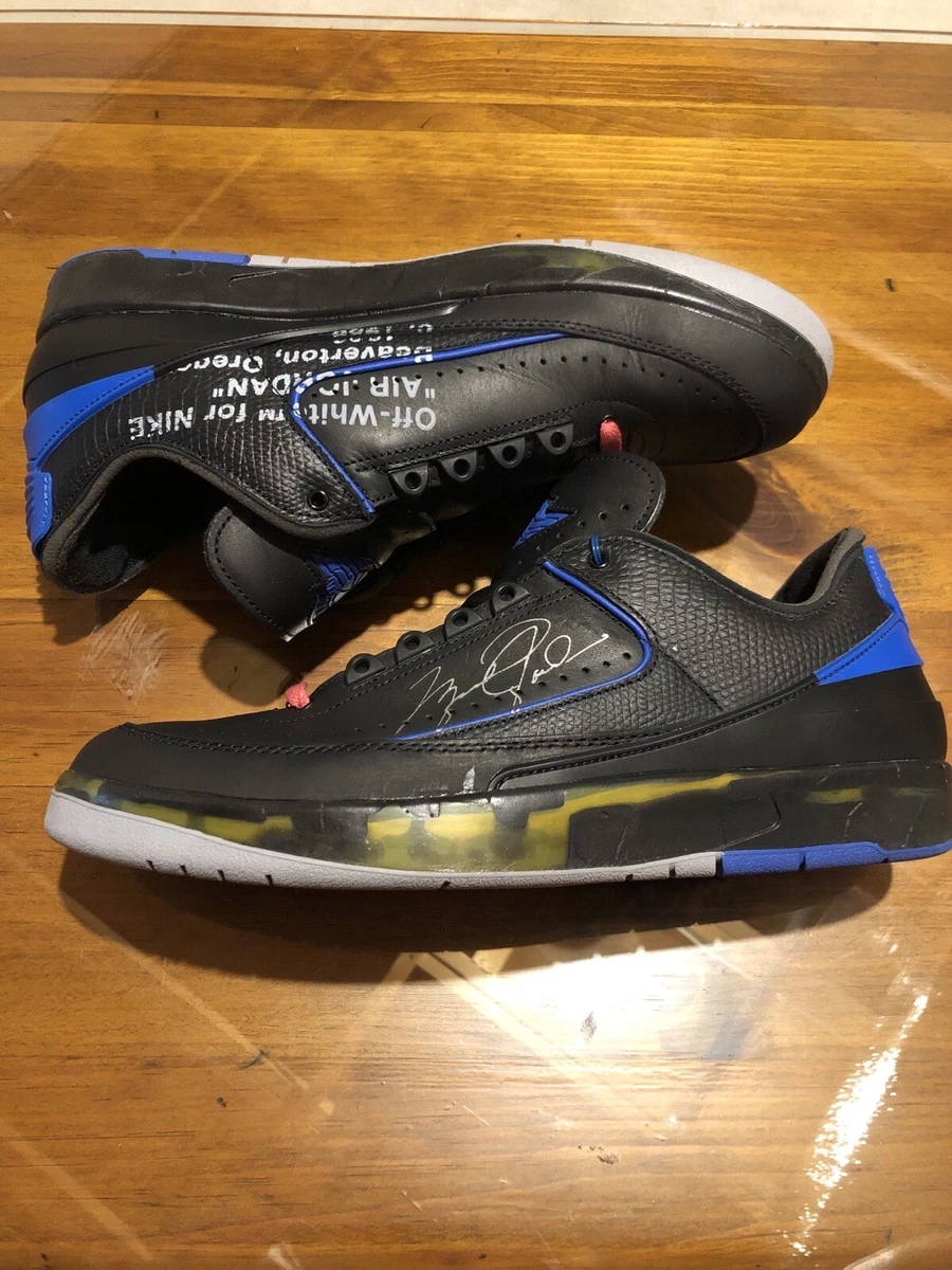 Air Jordan 2 Retro Low SP x Off-White Black Varsity Royal - Size