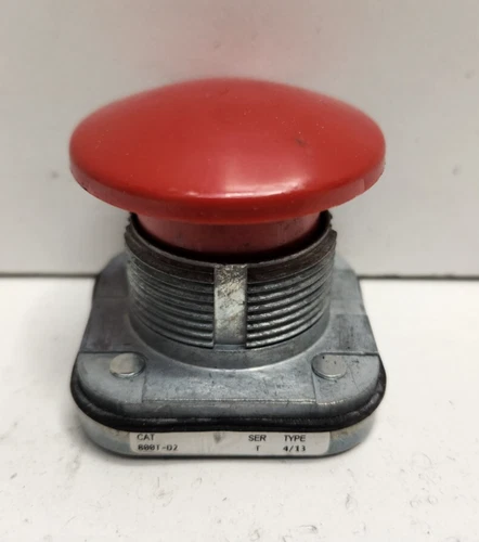 GUARANTEED! ALLEN-BRADLEY RED MUSHROOM MOMENTARY PUSH BUTTON 800T-D2