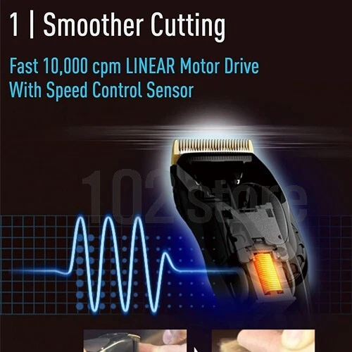 Panasonic ER-GP80 Profesional Recargable Cortapelos Juego 110-240V Foto 4 de 4