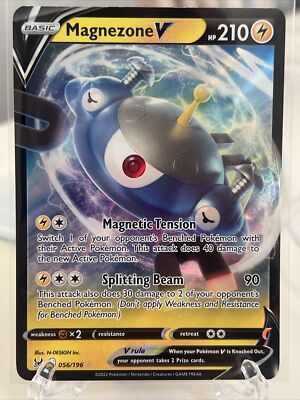 Magnezone V 056/196 Ultra Rare - 2022 Pokemon Lost Origin NM | eBay