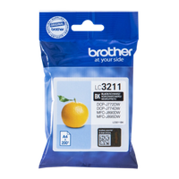 Original Brother LC-3211 Tintenpatrone Schwarz Lc 3211BK Tinte Patronen Dcp Mfc