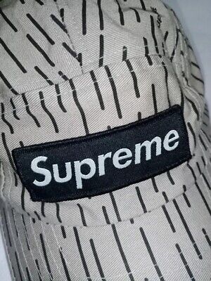 supreme rain night camo camp cap