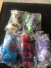 Avon Full O' Beans NOS VTG Elephant Giraffe Turtle Mouse Red Bear Lot Of 5