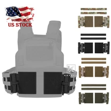 KRYDEX MOLLE Quick Release Buckle Set Tube Cummerbund Adapter for Tactical Vest