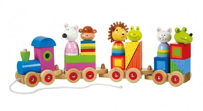 Nici 46033 Puzzle De Arrastre De Animales Juguete De Madera Orange Tree Toys - Imagen 1 de 3