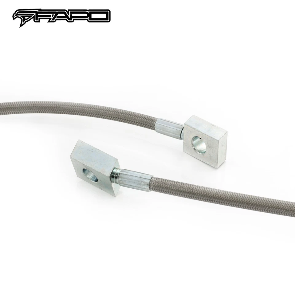 Líneas de freno extendidas delanteras FAPO 4-6" para Jeep Wrangler 1987-2006 TJ YJ XJ Foto 4 de 4