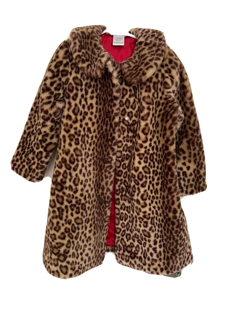 Baby girl leopard sales print coat