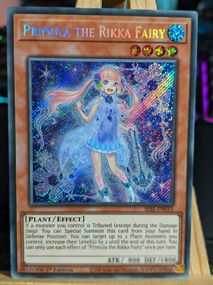 Primula Die Rikka Fee SESL-DE015 Secret Rare LP Yugioh Karten