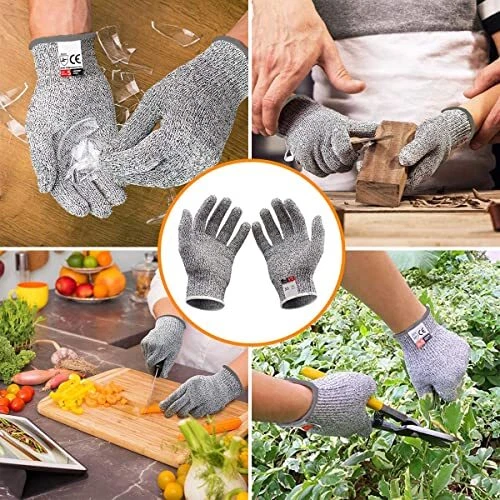 Orifinter Schnitzhandschuh Kinder, Schnitzmesser Kinder mit Stufe 5 Schutz, K... - Bild 2 von 12