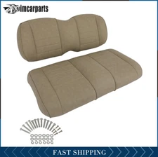 For Grey EZGO RXV Golf Cart Front Cushion Set Stone