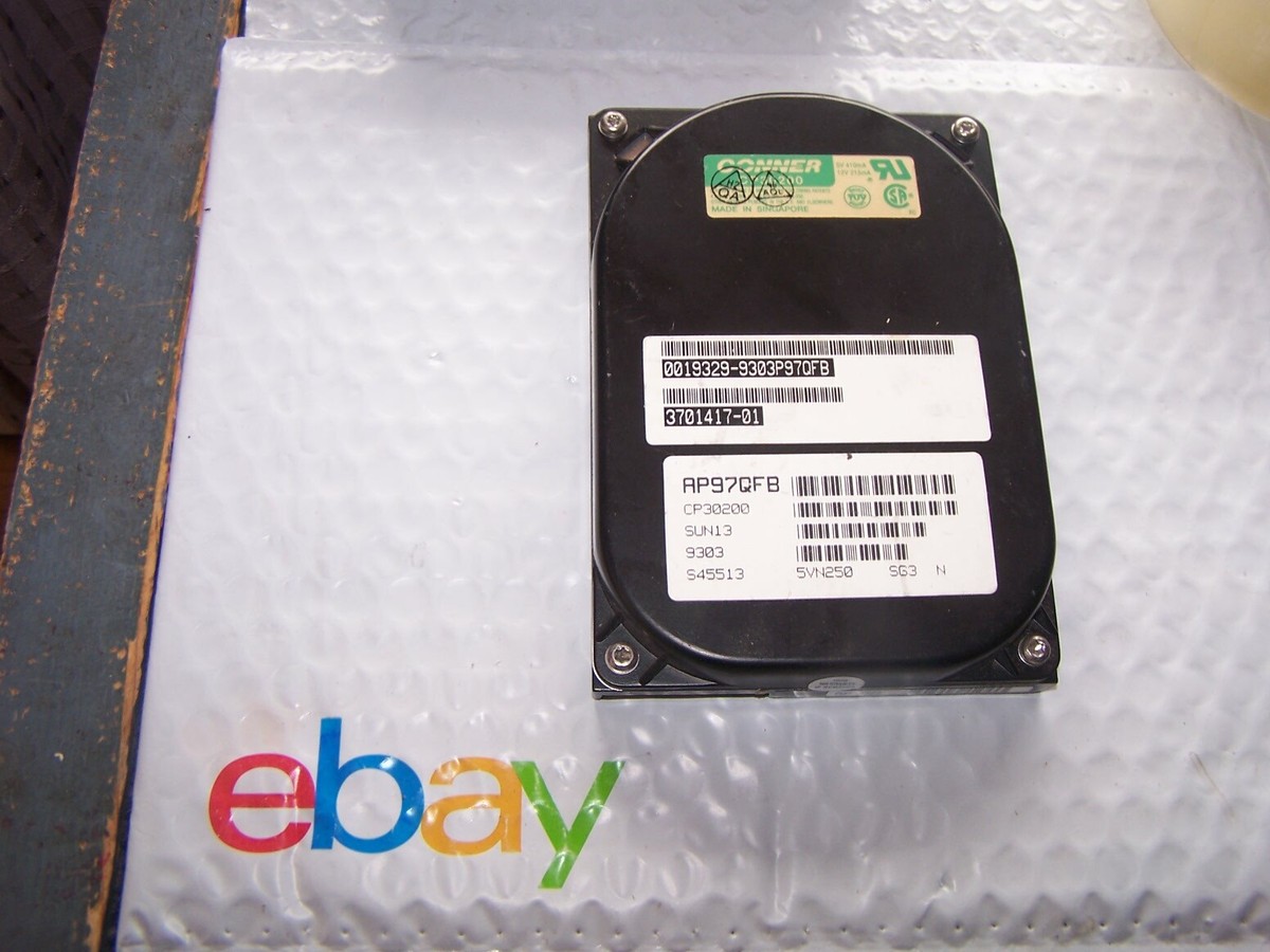 かなり極上サティバ THXE crdp crd cbp CBD CBN crdh Conner Model CP30200 200MB SCSI 1 3.5