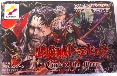 Castlevania : Circle of the moon with Box and Manual Gameboy Advance Japan F/S - Picture 1 of 4
