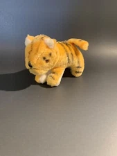 Vintage Dan Brechner Orange Tiger Plush 5” stuffed Toy Animal