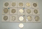 Lot of 16 90% Silver Franklin Half Dollar Coins 1948-1962