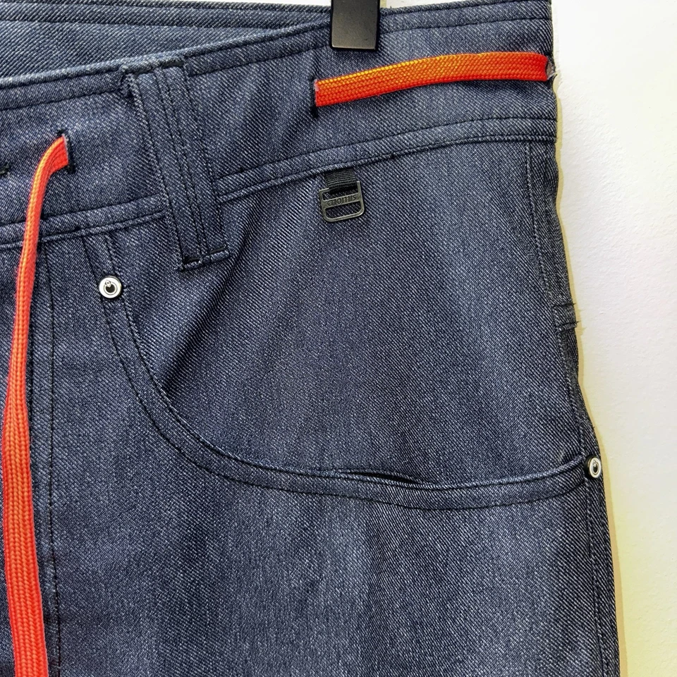 Pantalones de mezclilla impermeables aislados de snowboard/esquí talla pequeña Nomis para hombre Foto 3 de 4