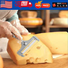 Stainless Steel Adjustable Cheese Slicer Wire Cutter for Thick or Thin Slices US