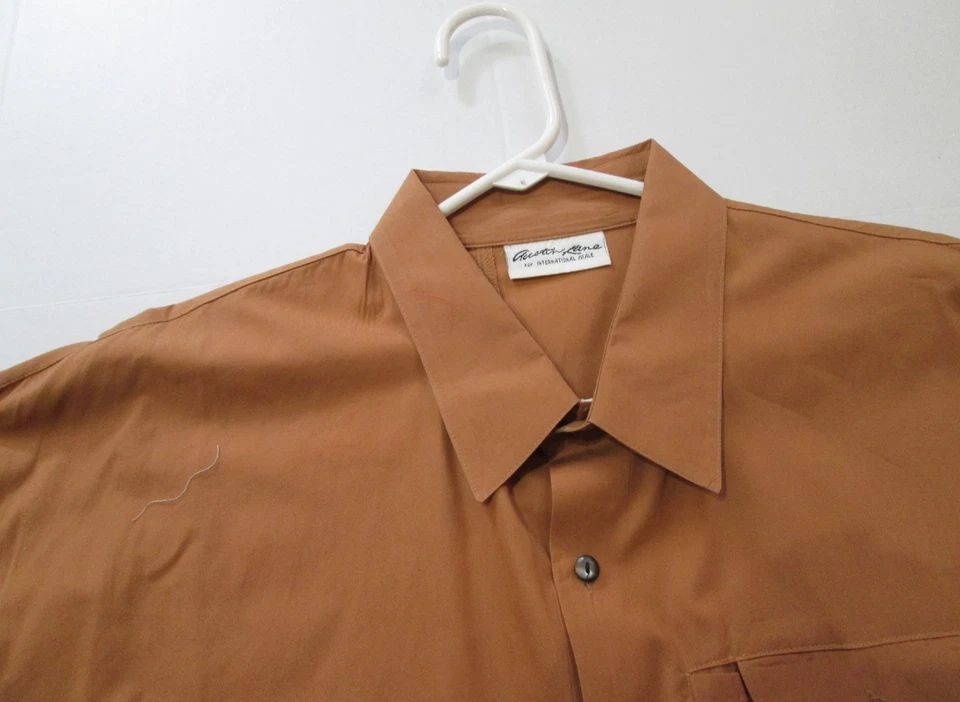 Men's International Male Austin Kane Vintage Button Down Long Sleeve Shirt Large - Image 3 of 3