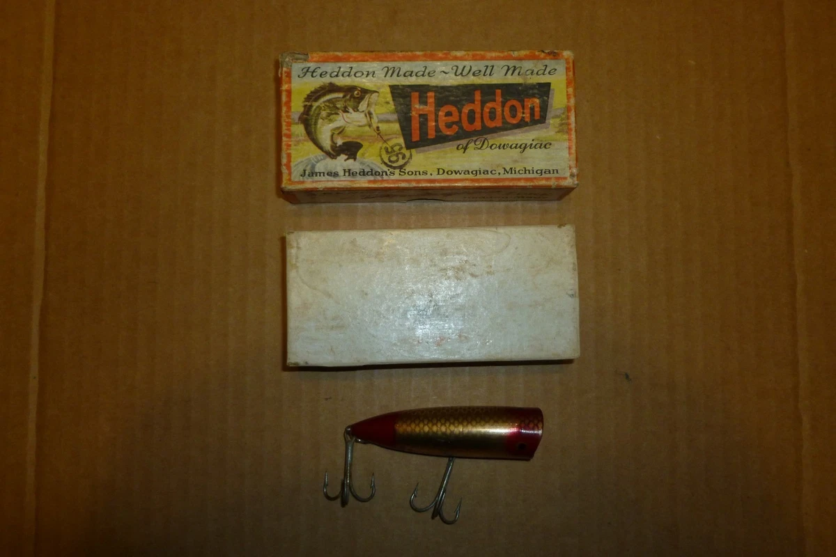 25+ Heddon Vintage Fishing Lures with Original Box for sale