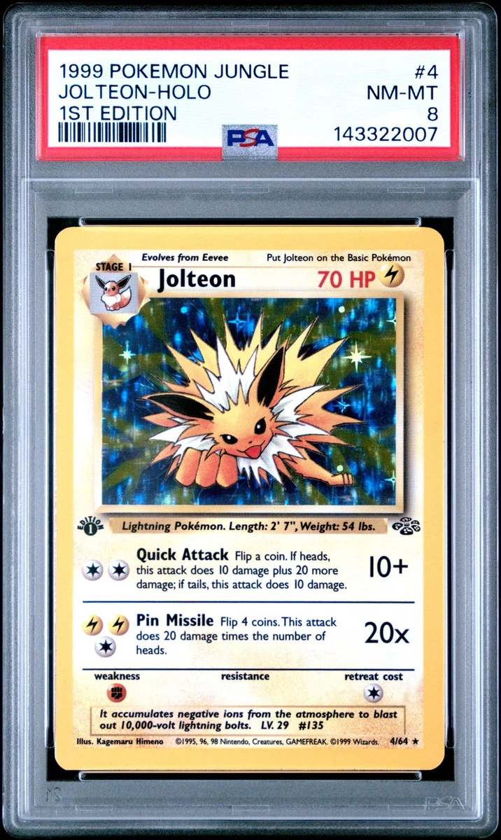 Jolteon Pokémon TCG Professional Sports Authenticator (PSA