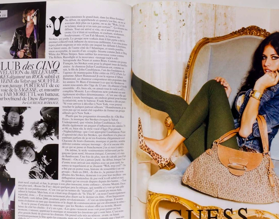 Paris Vogue by John Galliano SACHA PIVOVAROVA Hilary Rhoda DORNAN December 2006 - Image 4 of 4