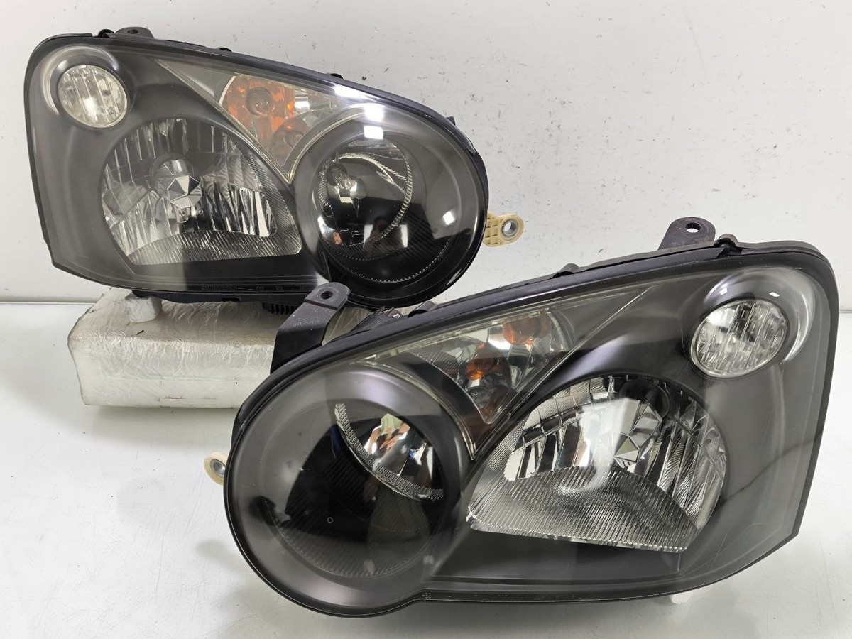 JDM SUBARU IMPREZA WRx Rev8 GDB GDA HID BLACK Headlight Light Lamp