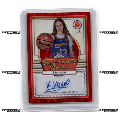 2024 Topps McDonald's A/A - Red Raywave #IML-KAT Kate Koval Rookie Auto 1/5