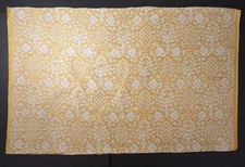 Fortuny ALBERELLI in yellow & white- 1 Yard (55x35 inches) #5420