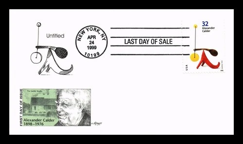 US COVER ALEXANDER CALDER SCULPTOR FIRST DAY ISSUE ARTMASTER CACHET