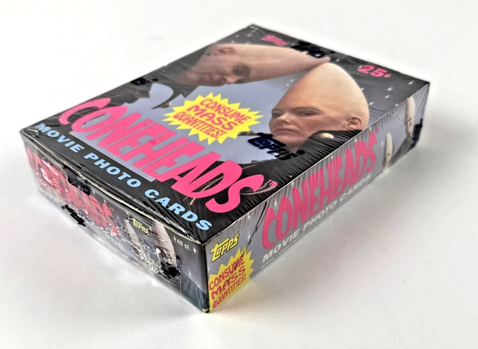 1993 Topps Coneheads Factory Sealed Wax Box – 48 Packs – SNL Dan Aykroyd - Image 3 of 4