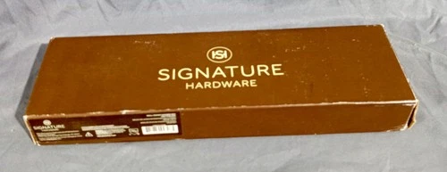 Signature Hardware Wall Mount Shower Arm Matte Black - Picture 1 of 2