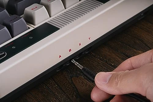 Retro Bluetooth 2.4G USB-C Hot Swappable Mechanical Gaming Keyboard