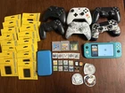 Nintendo DS 3DS Game Cartridge Lot + controllers for parts nintendo switch