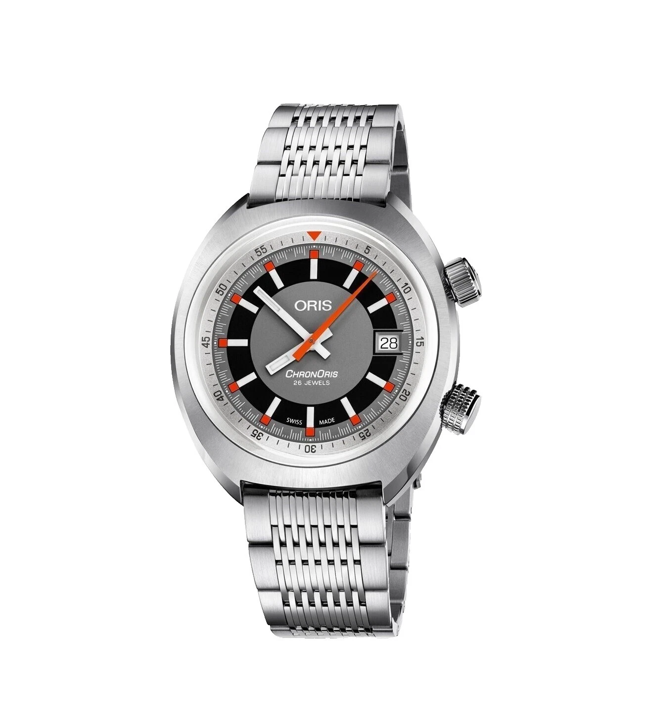 Oris Stainless Steel Band Mechanical (Automatic) Wristwatches