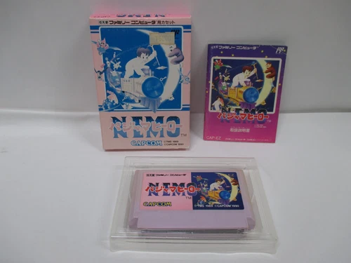 NES -- PAJAMA HERO NEMO -- Box. Famicom, JAPAN Game. CAPCOM. 10818