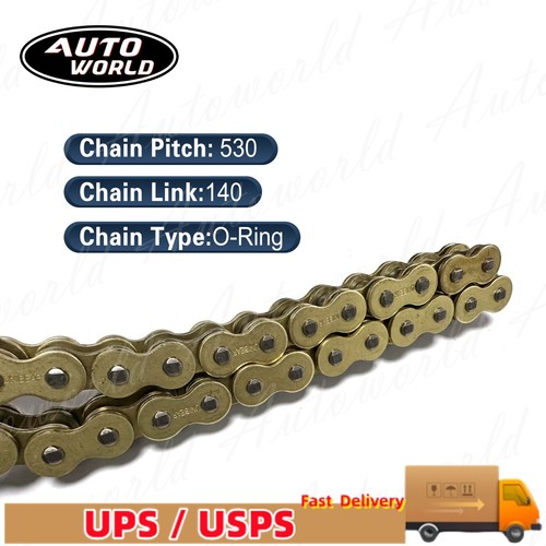 530 Pitch 140 Link Drive Chain For Suzuki GSXR1000 2009-2016 2015 2014 2013 2012 - Imagen 8 de 9