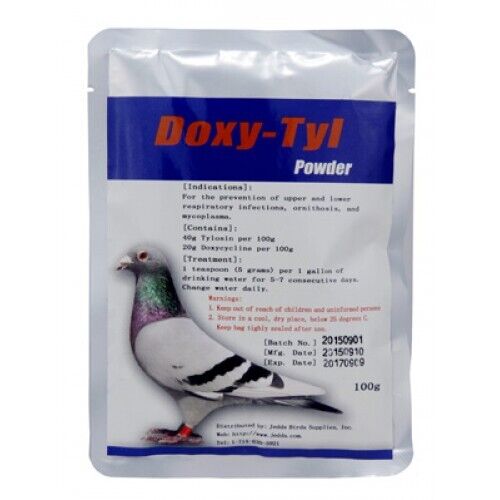 Doxy-Tyl 100g - respiratory infections - Powder Treatment - Afbeelding 1 van 2