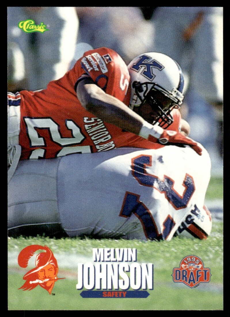 1995 Classic NFL Rookies #82 Melvin Johnson Rookie Tampa Bay