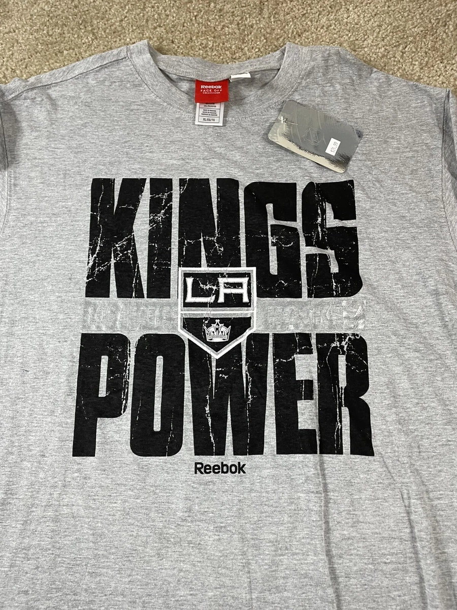 Los Angeles LA Kings Long Sleeve Shirt NHL Reebok Face Off