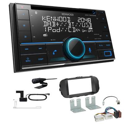 Kenwood DPX-7300DAB Autoradio Bluetooth für KIA Soul II matt schwarz ab 2014