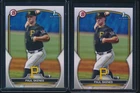 Lot of (2) PAUL SKENES 1st 2023 Bowman Draft Paper PIRATES Rookie Card RC